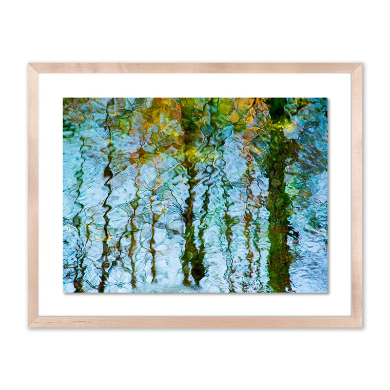 Reflection II Print by Geoffrey Baris, Natural, 19" H x 24" W x 1.5" D
