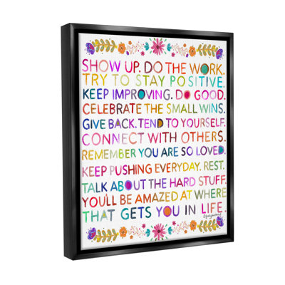 "Motivation florale" sur toile