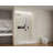 Shower Screen 32" Half Frameless Shower Wall Panel, Tempered Glass 3/8 Inch, Easy Clean Glass, Fixed Glass Shower Door With Towel Hook Brushed Gold-115598436