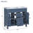 Botarf Bathroom Cabinet, 36'' Bathroom Vanity with Top Sink with 2 Soft Closing Doors and 2 Drawers-788448842