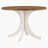 Mid-Century Solid Wood Round Dining Table for Small Places-989001826