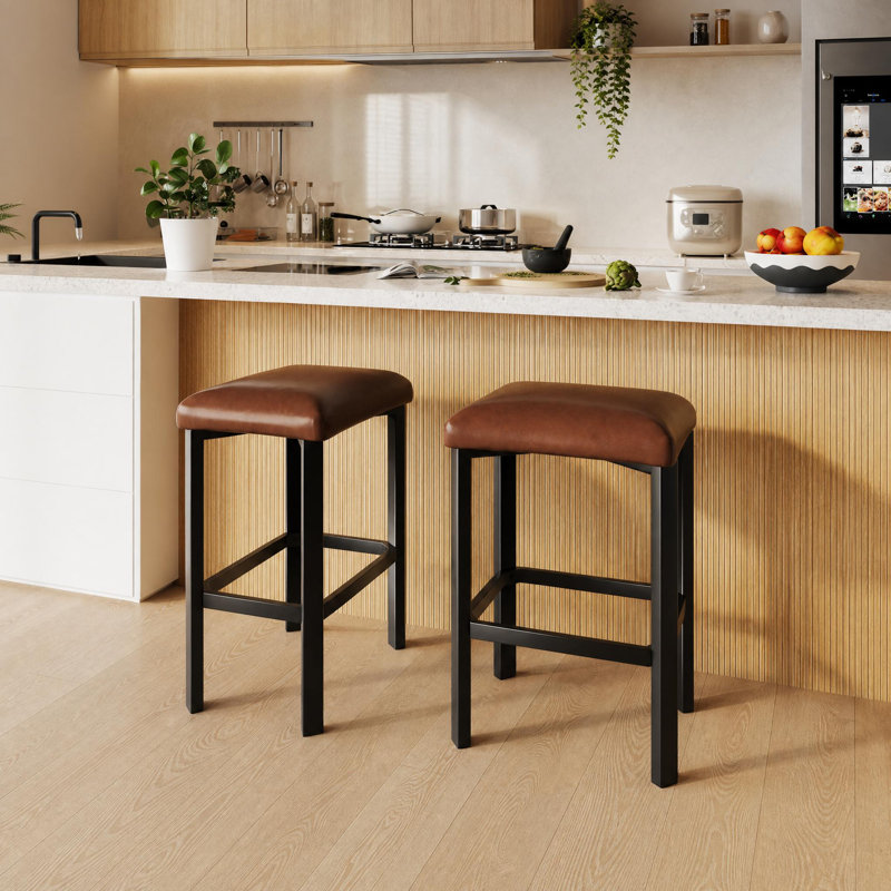 Counter Stool, Brown, 2