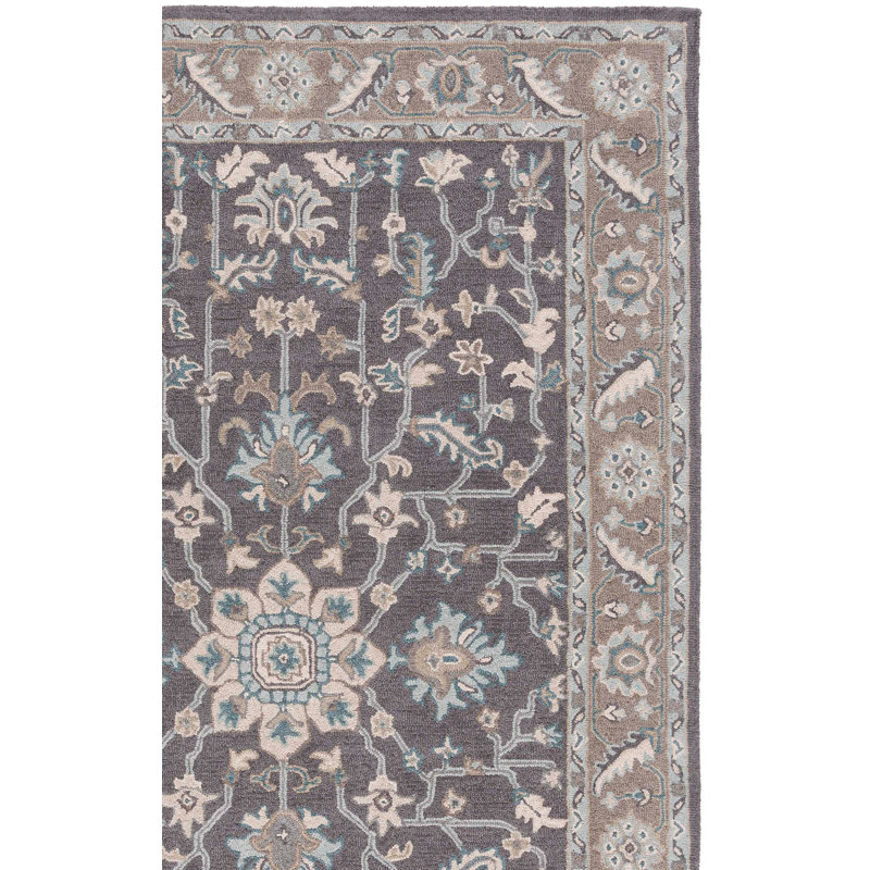 Luitpold Hand Tufted Wool Oriental Rug, Square 6'