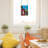 14.5"H London Stained Glass Window Panel