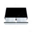 Table basse moderne intelligente avec réfrigérateur intégré, haut-parleurs Bluetooth, charge sans fil, prise de courant, ports USB, lumière RVB-248308915