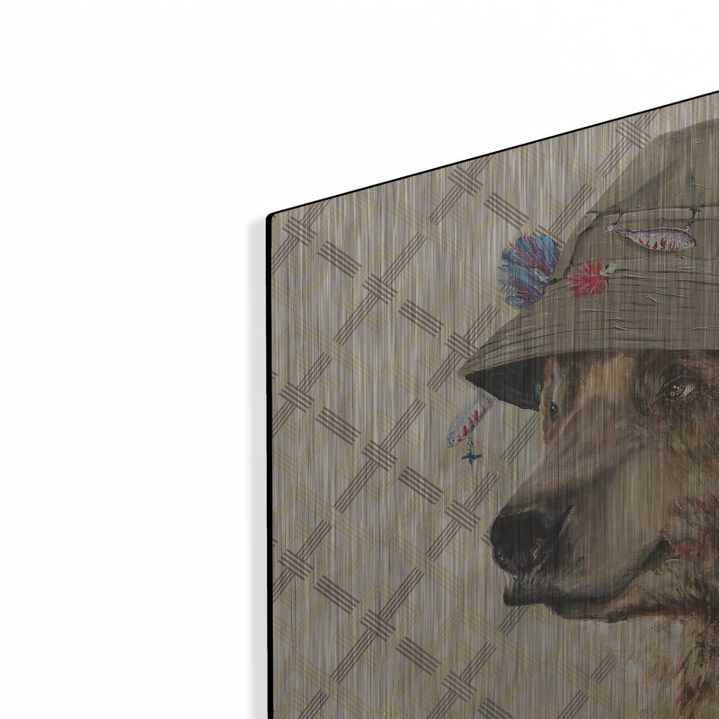  'Bone Fishing' by Kamdon Kreations Metal Wall Art, 36" x 36", 36" H x 36" W