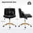 Jacquie 23" W Tilting Office Chair with Button-Tufting and Lumbar Pillow -1962450802