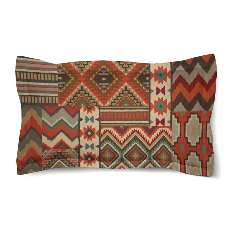 Housse de couette standard Laural Home Country Mood Navajo, Taie décorative de très grande taille