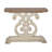 Quiroga 43.3'' Solid Wood Top Console Table