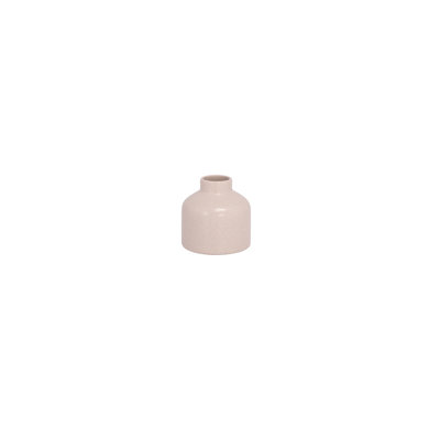 Stoneware Vase Cream-4.00"H