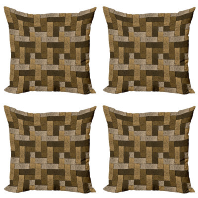 Chocolate Square Pillow Cover