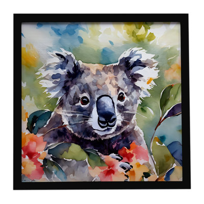 Koala Framed Metal Print