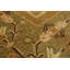 Tapis de zone en laine beige/rouge 9 pi 3 po x 12 pi 4 po one-of-kind à la main-noué la 2010 ushak Ani