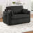 Twin Size Sofa Bed 47.2" Sleeper Sofa Loveseat Sofa With A Foldable Mattress, A Foldable Side Table, A Side Storage Pocket And Two USB Ports For Living Room