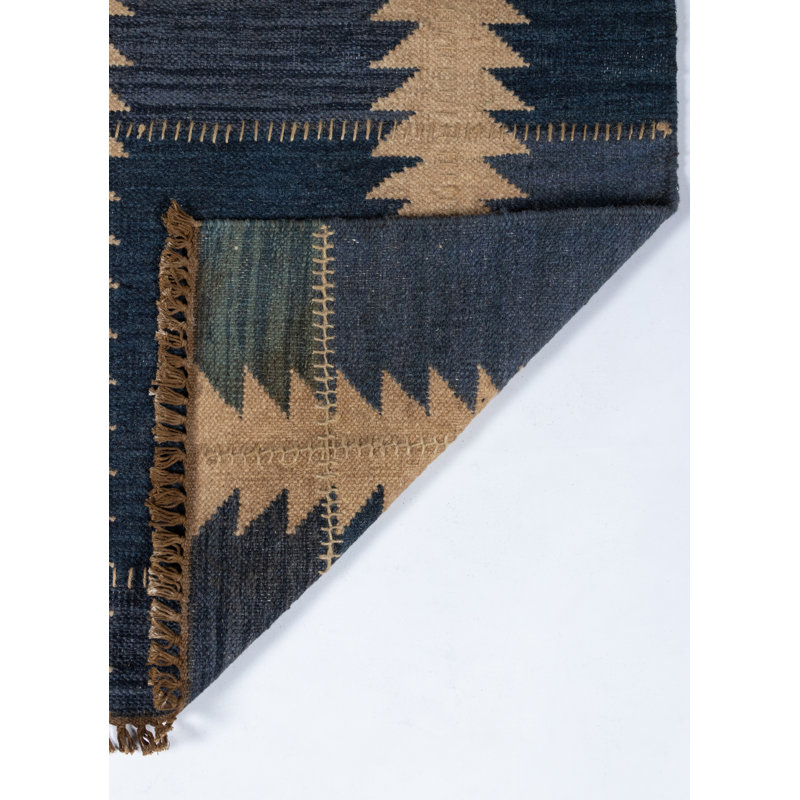Duar Wool Striped Area Rug, Rectangle 3'6" x 5'6"