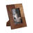 Neutral Textured Wood Brown Woven Rattan Detail Rectangle Photo Frame-1133030521