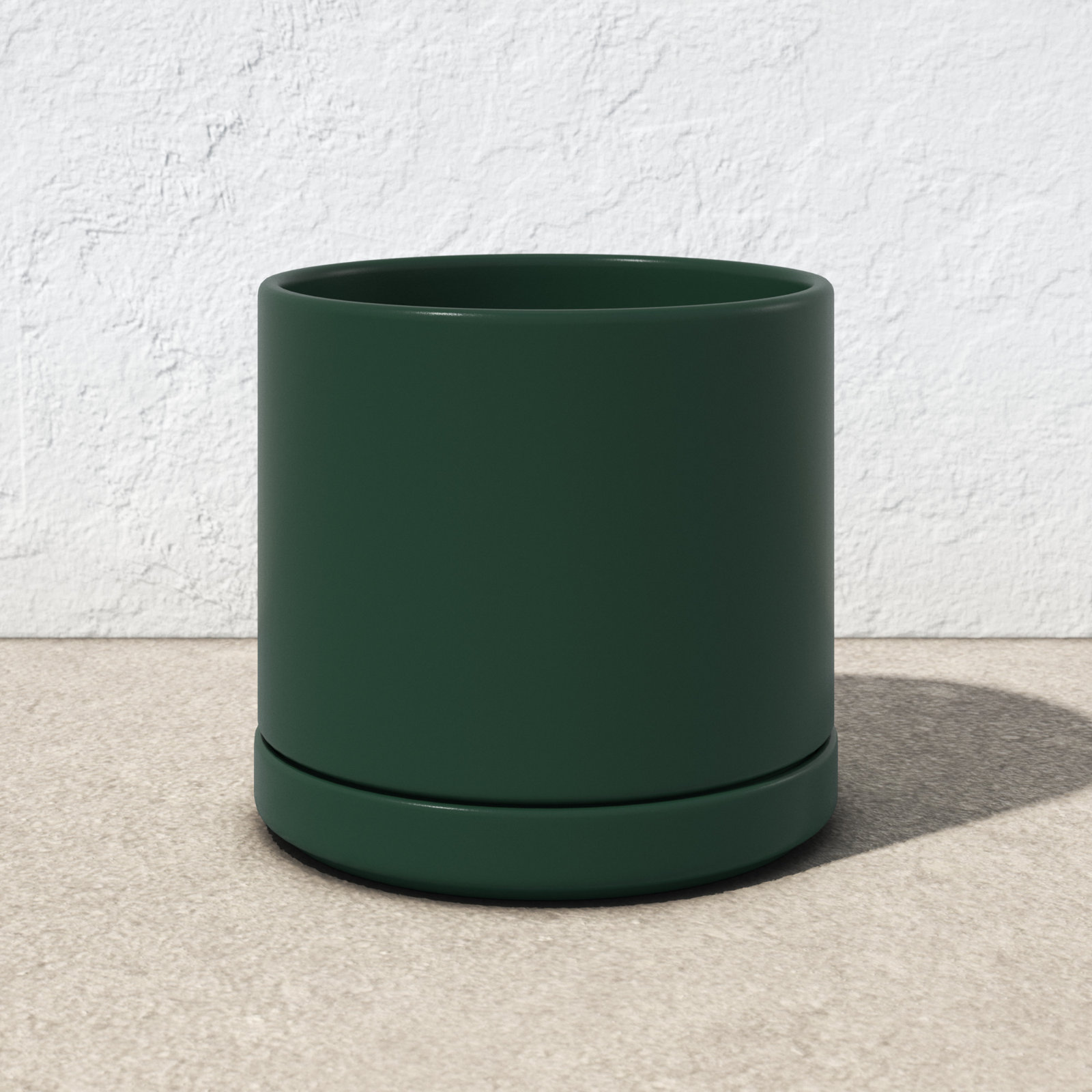Cheryl 16" Ceramic Pot Planter, 9.75" H x 10.5" W x 10.5" D, Blue