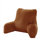 Coussin de dossier uni en fausse fourrure