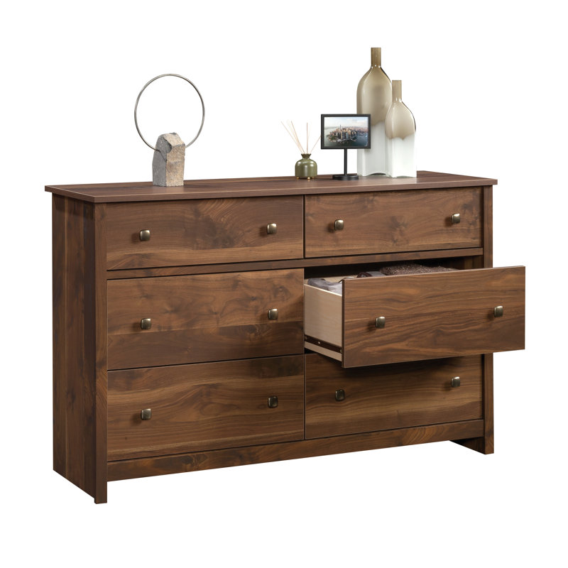 Gudrun 50.55'' W 6 - Drawer Dresser, Grand Walnut