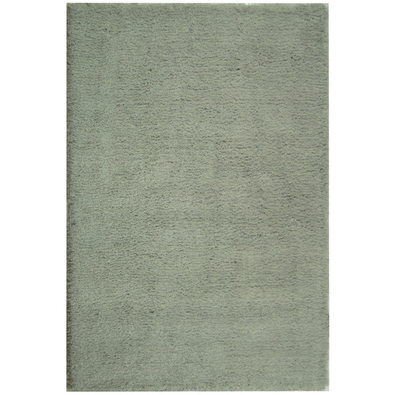 Coltson Shag Hand Tufted Performance Solid Color Rug, Rectangle 7'6" x 9'6"