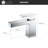 Rift Collection Single-Handle Deck-Mount Lavatory Bathroom Sink Faucet - Matte Black-47489197