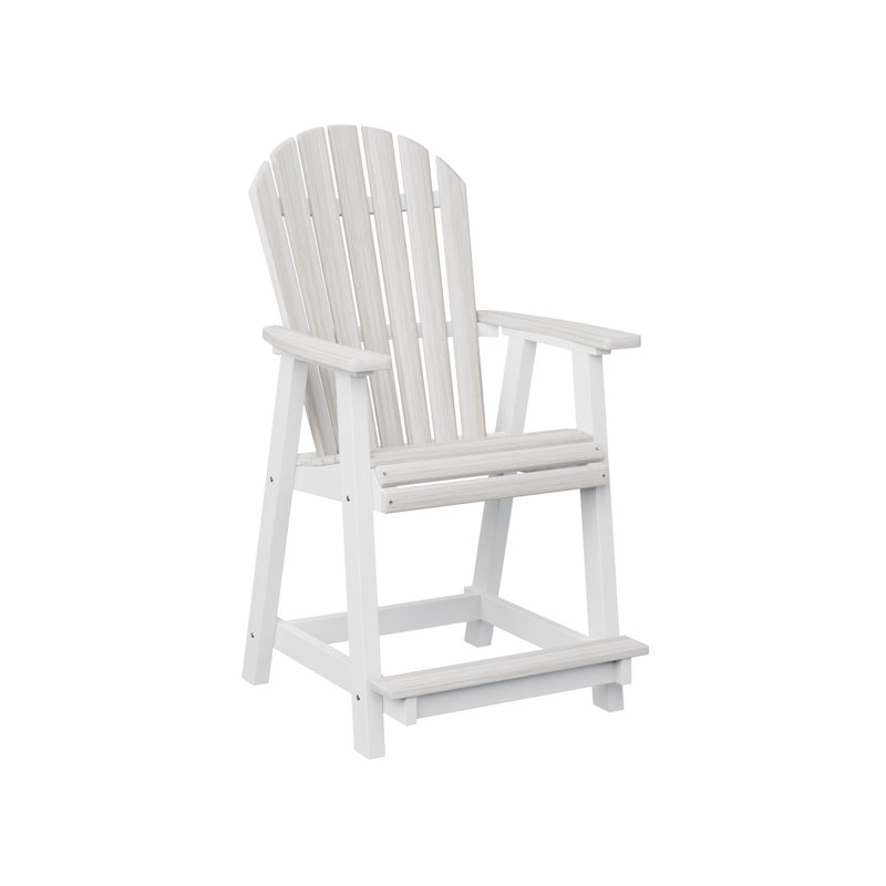 Fauteuil de comptoir berlinois Berlin, Coquillage, 22.5"
