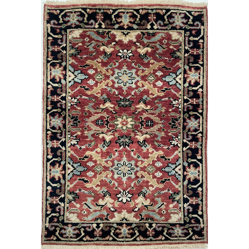 Tapis en laine noué à la main Heriz, Rectangulaire 8 pi x 10 pi