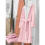 Luchia Cotton Terry Cloth Girl / Woman+  Above Knee Bathrobe with Pockets and Hood-73522367