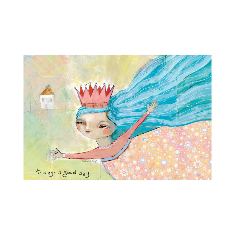 Good Day by Teresa Kogut - Painting on Canvas, Wrapped Canvas, 30.48cm H x 45.72cm W x 1.91cm D