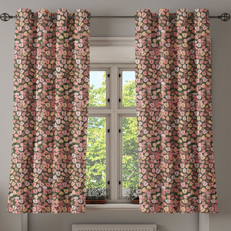 Sateen Blackout Curtain Pair, 50" W x 96" L