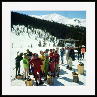 Pique-nique «Snowmass» par Slim Aarons - photographie