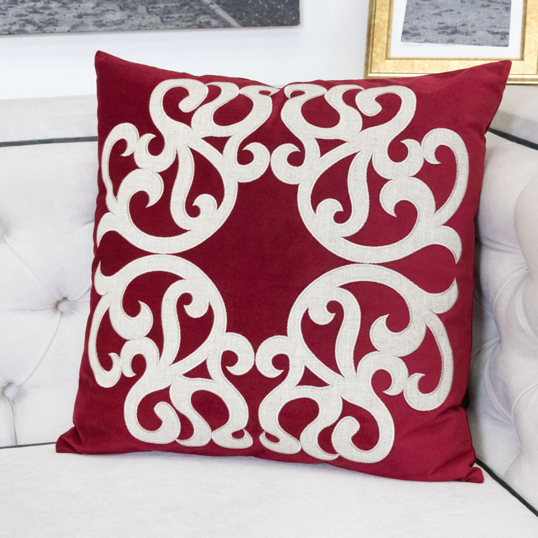 Square Velvet Pillow Cover & Insert Homey Cozy