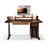 Walnut Rectangular Solid Wood Standing desk-246209858