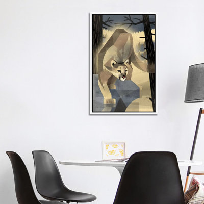 Mountain Lion by Dieter Braun - Print on Canvas