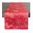 Red Holiday Foil Snowflake 16"x54" Table Runner-766195378