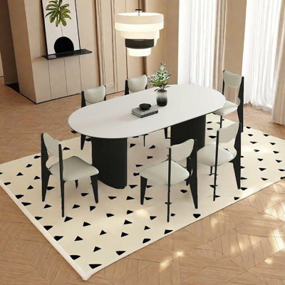 Vintage Rock Slab Dining Table