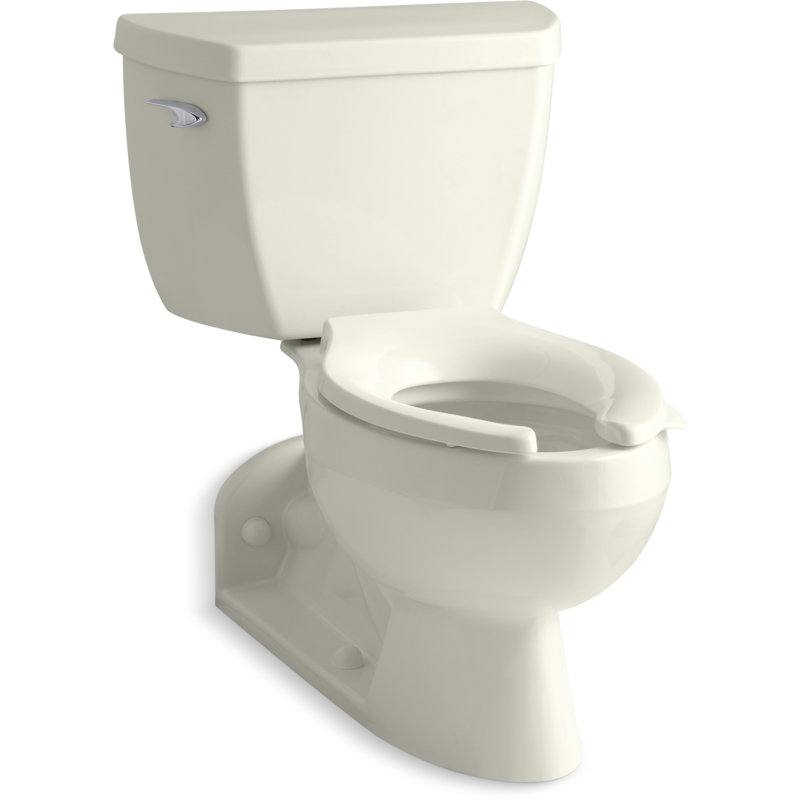 Barrington 1.6 GPF Elongated Two-Piece Toilet, Biscuit