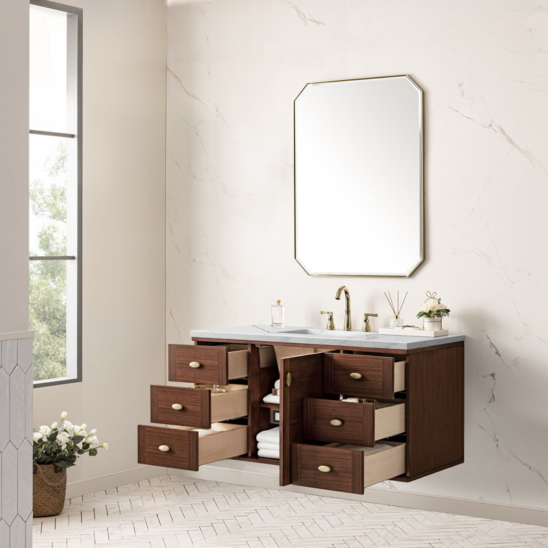 Amberly 48'' W Single Vanity, Ethereal Noctis