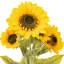 Artificial Sunflower Bush