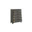 Commode 5 tiroirs de style moderne en bois