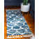 Tapis bleu Mitzy