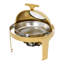 Ensemble de 2 chauffe-plat modernes en acier inoxydable