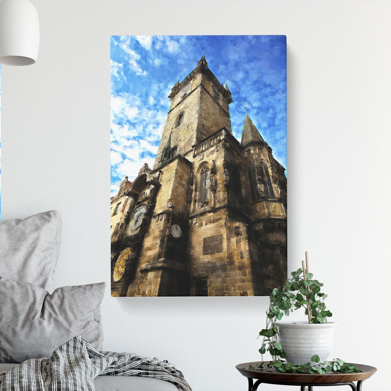 Old Town Hall In Prague - Wrapped Canvas Painting, 60cm H x 40cm W x 3cm D