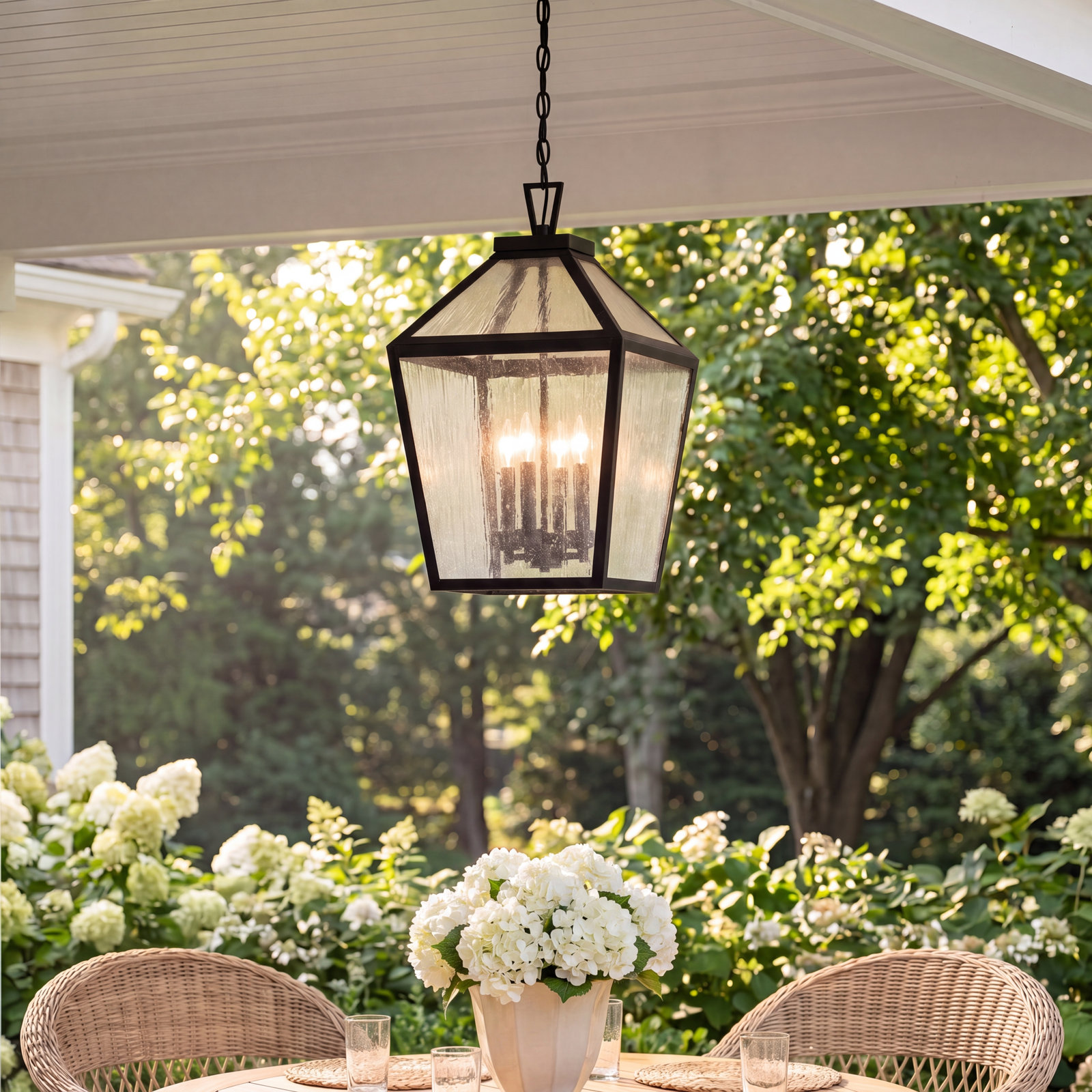 Ricardo Outdoor Metal Hanging Lantern