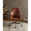Chaise de bureau Hamilton en cuir fleur-1624627882