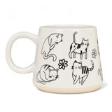 Assorted Cats Print Mug