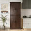 Rangement de bureau à domicile et armoire de rangement avec portes rustiques et tablettes réglables pour une utilisation polyvalente-1144536076