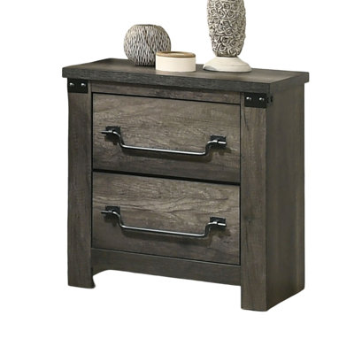 Table de chevet Farmhouse Rustic Grey