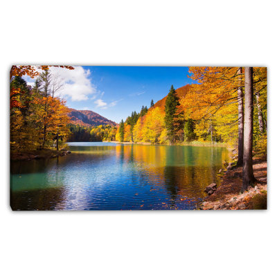 Art mural sur toile tendue Alpine Valley