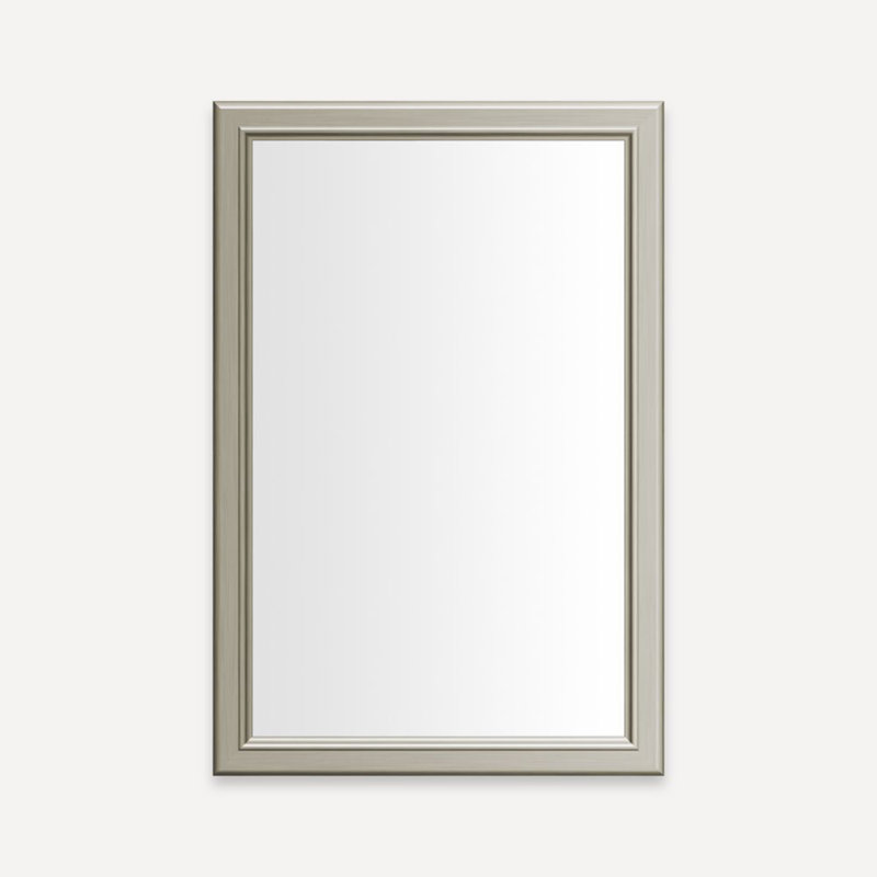 Main Line Full Length Mirror with Bryn Mawr Frame, 39.5" H x 19.13" W, Nickel